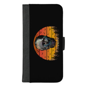 HALLOWEEN SCARY SKULL iPhone 8/7 PLUS WALLET CASE