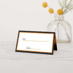 Halloween Scary Tree Personalize Names Date Place Card