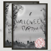 Halloween Scene Photo Frame (Front/Back)