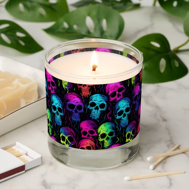 Halloween Scented Jar Candle (Lit)