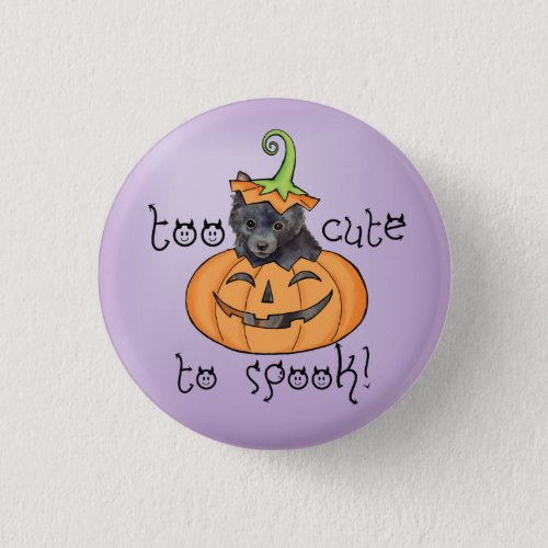 Halloween Schipperke Button