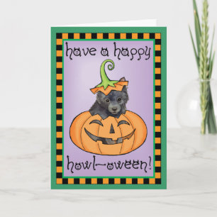 Halloween Schipperke Card