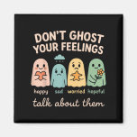 Halloween School Psychologist Shirt Dont Ghost You Magnet