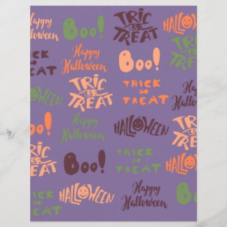 Halloween Scrapbook Paper