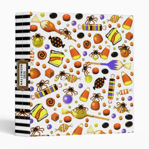 Halloween Scrapbook Photo Album 3 Ring Binder