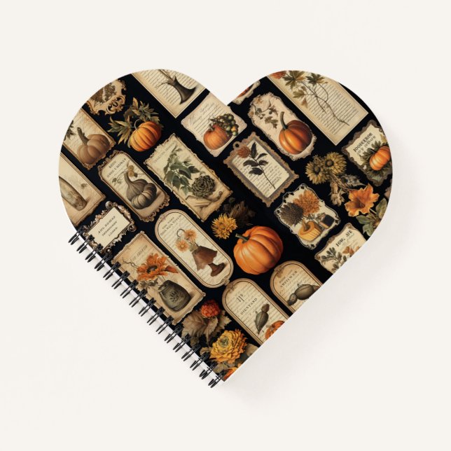 Halloween Scrapper Tags Fall Notebook (Front)