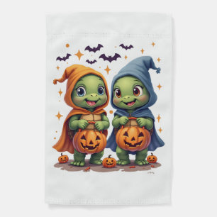 Halloween Sea Turtle Ghost Turtles T-Shirt Garden Flag