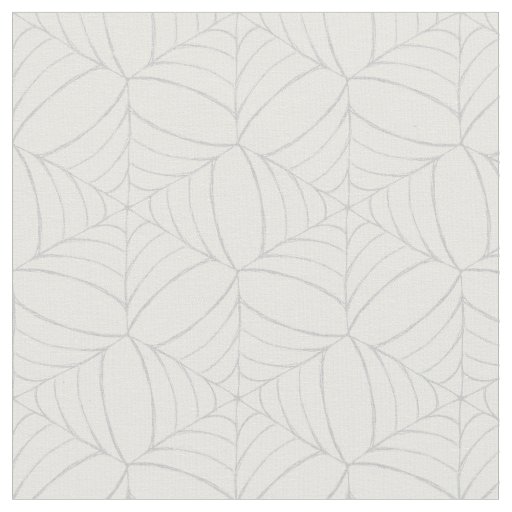 Halloween Seamless Cobwebs Geometric Pattern Funny Fabric