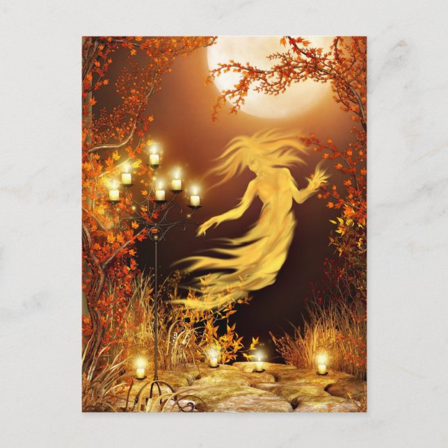 Halloween seance postcard (Front)