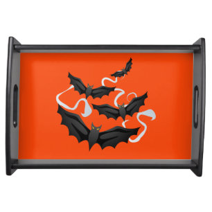 Halloween Serving Tray-Bats Serving Tray