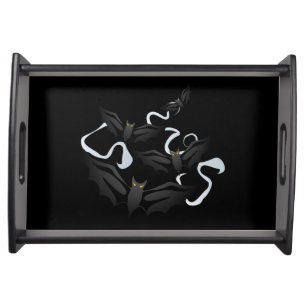 Halloween Serving Tray-Bats Tray