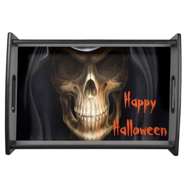 Halloween Serving Tray/Skull Serving Tray (Front)