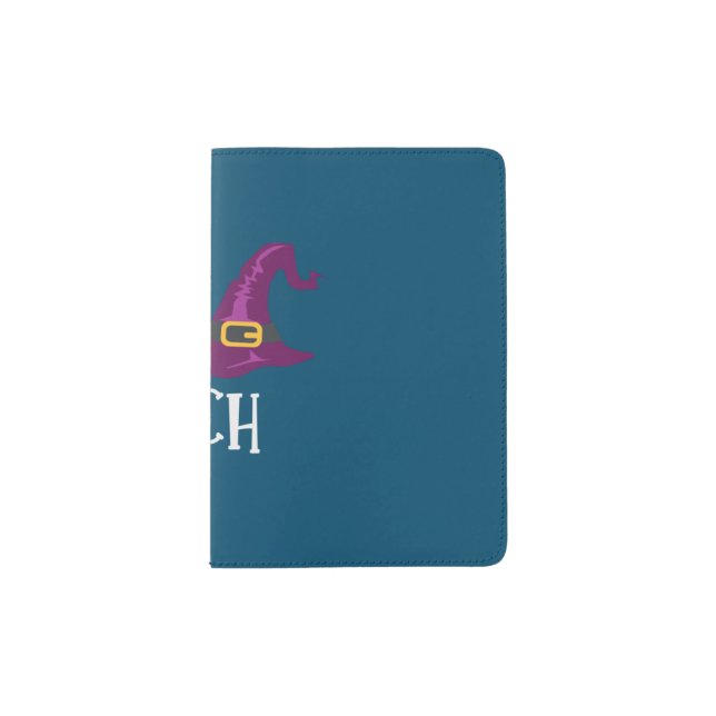 Halloween She Is My Witch Matching Birthday Passport Holder (Front)