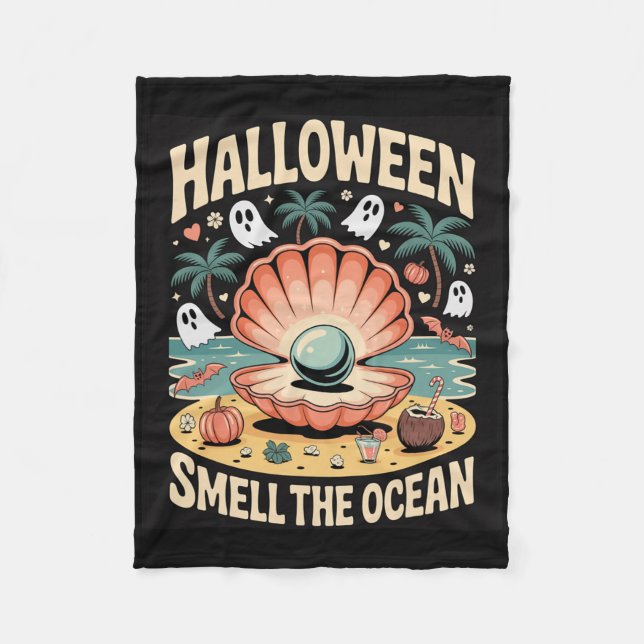 Halloween Shell Tease – Spread My Flaps Smell The  Fleece Blanket (Front)