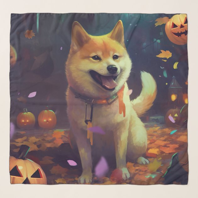 Shiba inu best sale with scarf