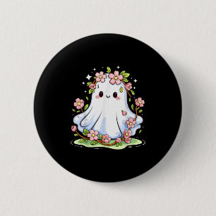 Halloween Shirt Floral Ghost Halloween Costume Gir Button