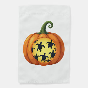 Halloween Shirt Pumpkin Turtle Sea Halloween Costu Garden Flag