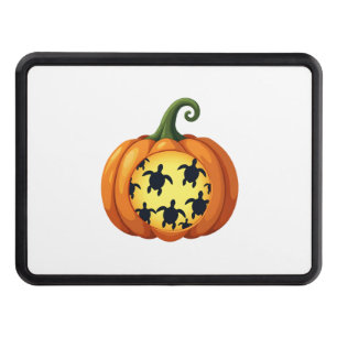 Halloween Shirt Pumpkin Turtle Sea Halloween Costu Hitch Cover