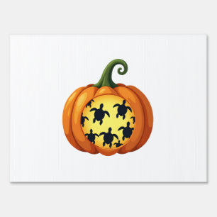 Halloween Shirt Pumpkin Turtle Sea Halloween Costu Sign