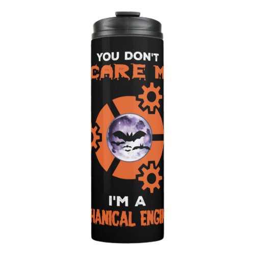 Halloween Shirts for Mechanical Engineer_MenWomen Thermal Tumbler