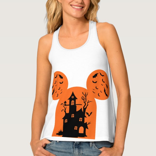 Halloween Shirts, Halloween tshirts, Fall Shirts, Tank Top (Front)