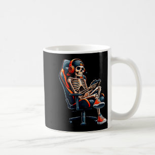 Halloween Shirts Skeleton Gamer Video Gaming Boys Coffee Mug