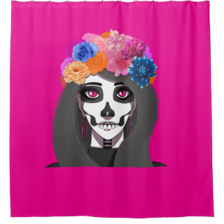 Halloween shower curtain