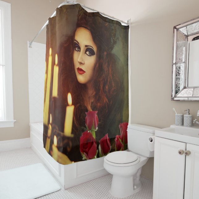 Halloween Shower Curtain (In Situ)
