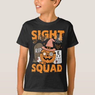 Halloween Sight Squad Optometry Optician Optometri T-Shirt