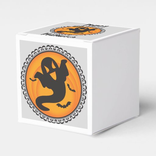 Halloween Silhouettes Ghost Gift Box | Zazzle