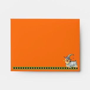 Halloween Silky Terrier Envelope