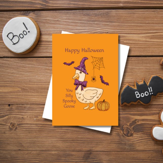 Halloween Silly Goose  Card (Creator Uploaded)