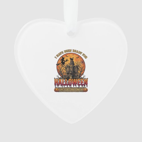 Halloween Since Last Haunted House Flying Witch_1 Ornament