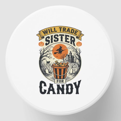 Halloween Sister Will Trade For Candy Vintage_1 Mini Candle Favors
