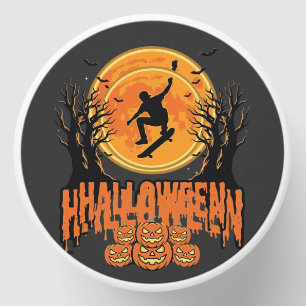 Halloween Skateboard Moon Design Halloween Mini Candle Favors
