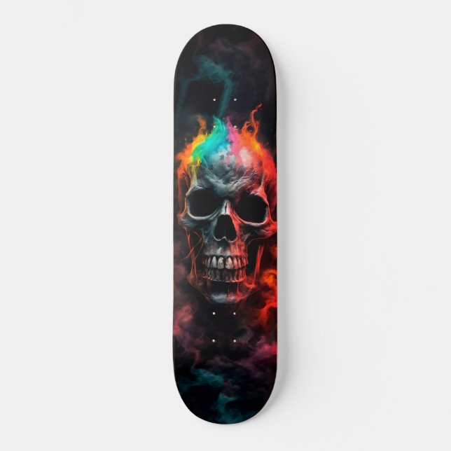 Halloween skateboard skull (Front)