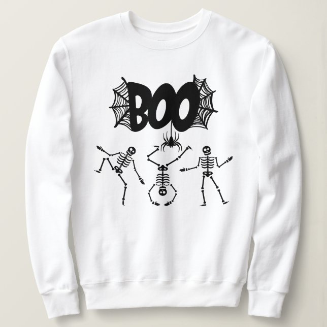 Halloween Skeleton 1 Sweatshirt (Design Front)