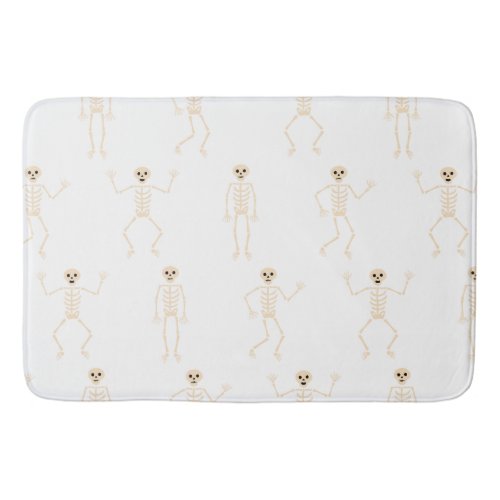 Halloween Skeleton and Spooks Bath Mat