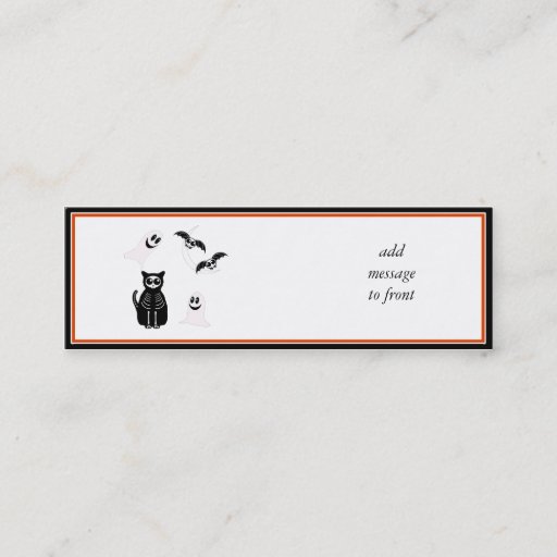 Customizable Halloween Skeleton Animals Gang Business Card Templates