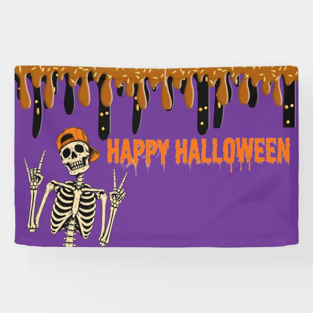 Halloween Skeleton  Banner (Horizontal)