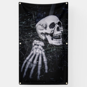 Halloween Skeleton Banner