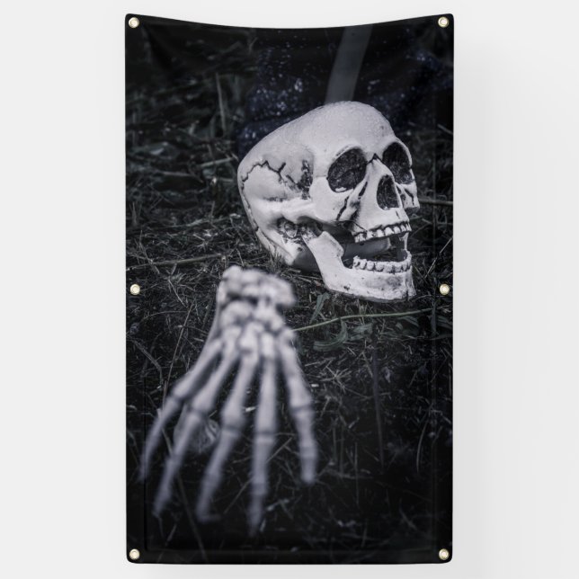 Halloween Skeleton Banner (Vertical)