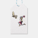 Halloween Skeleton Basketball Player Costume Skull Gift Tags