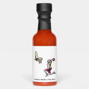 Halloween Skeleton Basketball Player Costume Skull Hot Sauces