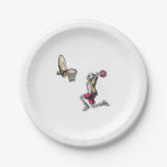 Halloween Skeleton Basketball Player Costume Skull Paper Plates