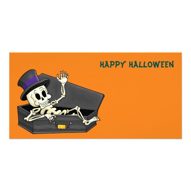 Halloween Skeleton Card (Front)
