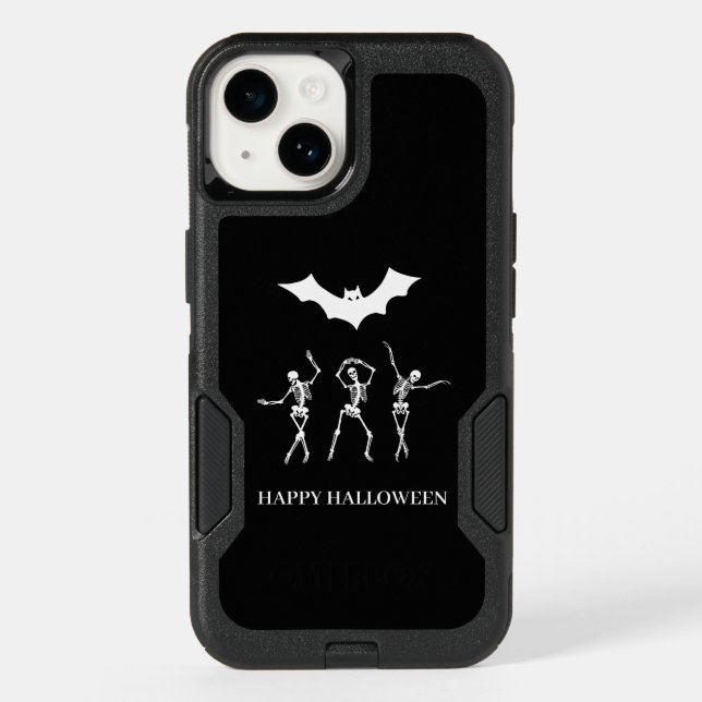 Halloween Skeleton Celebration Apple X|11|12|13|14 Otterbox iPhone Case (Back)