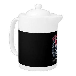 Halloween Skeleton Club Teapot