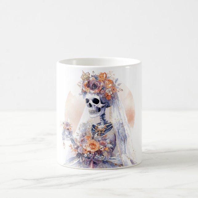 Halloween Skeleton Coffee Mug (Center)