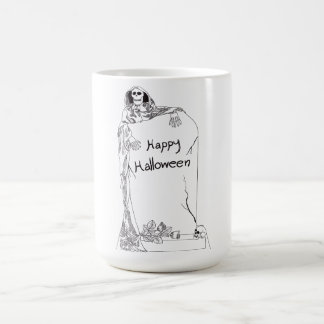HALLOWEEN SKELETON COFFEE MUG